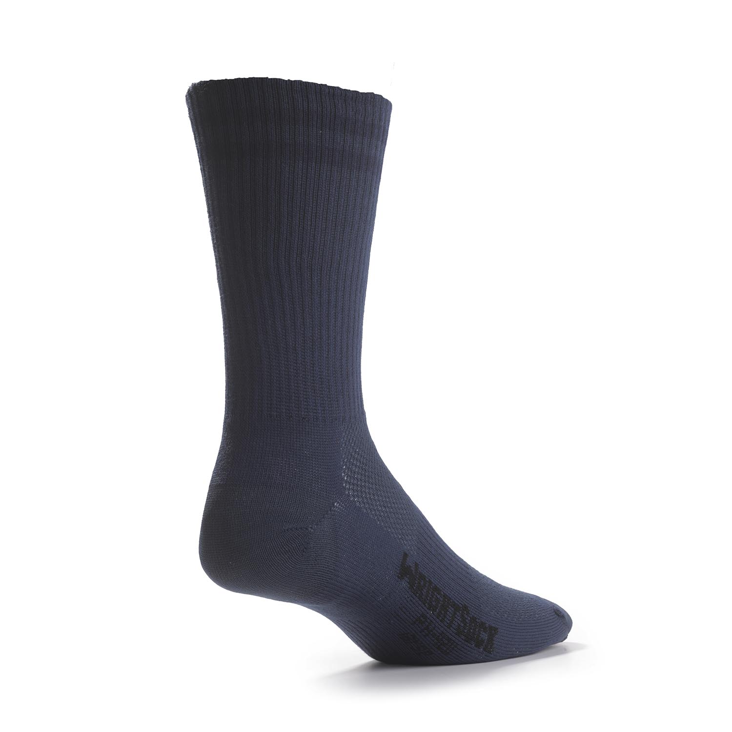 BLUE WRIGHTSOCK CUSHIONED DLX CREW LENGTH SOCK